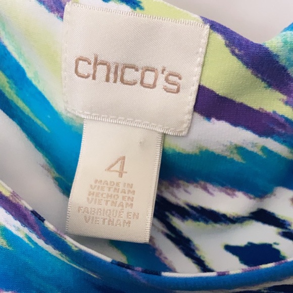 Chico’s top size 4 - Picture 3 of 3